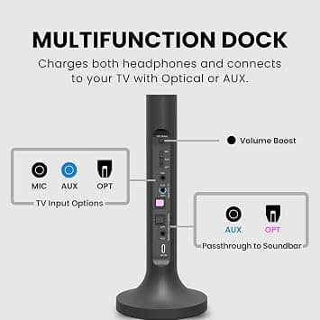 Avantree Duet Headphones & Earbuds Black New