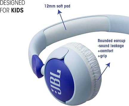 JBL JR 320 Headphones & Earbuds Blue New