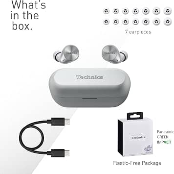 Technics EAH-AZ60M2 Headphones & Earbuds Silver New