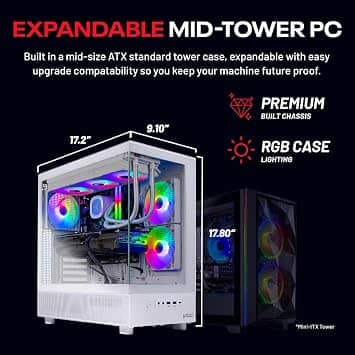 Skytech Gaming ST-AZURE3-1942-W-AM Computers New