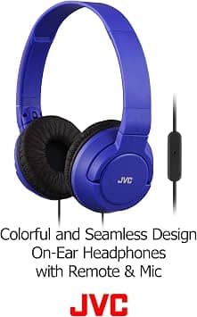 JVC HASR185A Headphones & Earbuds Blue New