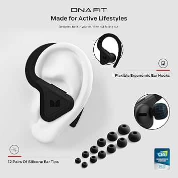 Monster DNA FIT Headphones & Earbuds Black New