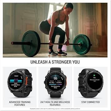 Garmin fēnix 8 – 51 mm Smartwatches Slate Gray/Black 51mm New