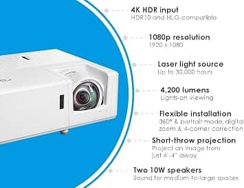 Optoma ZH406STx Projectors New