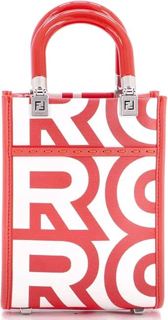Marc Jacobs Sunshine Tote Women's bags Mini Red Printed Leather New