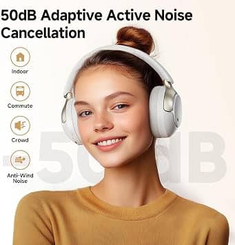 QCY H3 PRO Headphones & Earbuds White New