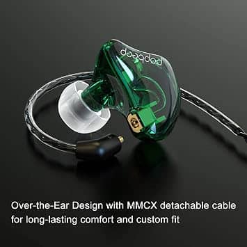 BASN BC100 Headphones & Earbuds Green New