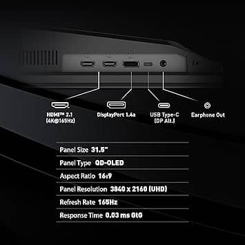 MSI MAG 321UPX QD-OLED Monitors
