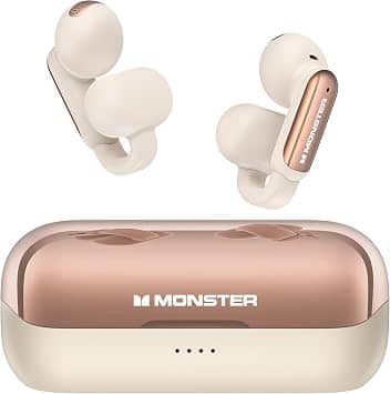 Monster E62 Headphones & Earbuds White New