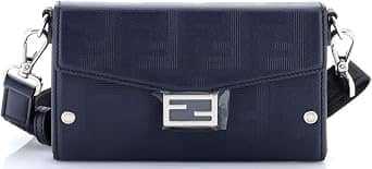 Fendi Baguette Pouch Women's bags Unspecified Blue Leather New