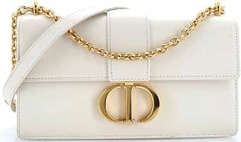Dior 30 Montaigne Chain Shoulder Bag Women's bags White Unspecified Gold New