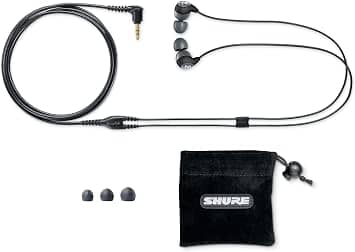 Shure SE112-GR Headphones & Earbuds Gray New