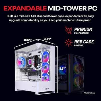 Skytech Gaming ST-ARCH5-2647-W-AM Computers New