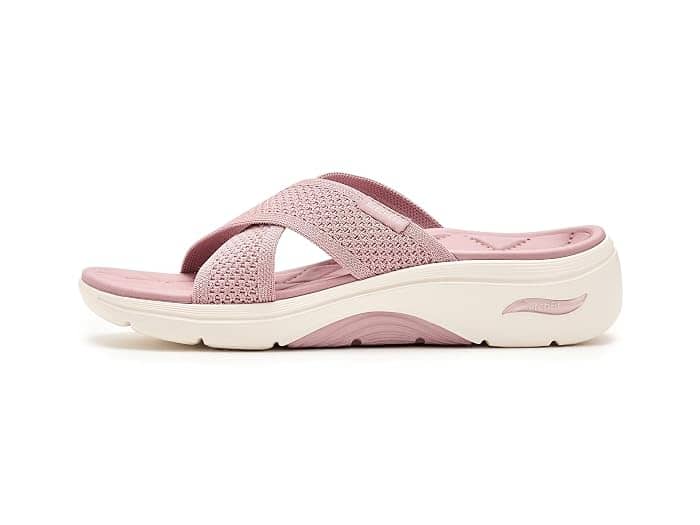 Skechers GO WALK Arch Fit Sneaker Purple Full Size Run New