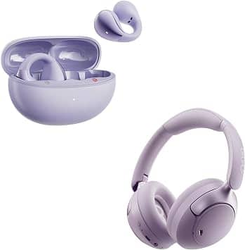QCY Crossky C30 Headphones & Earbuds Black New