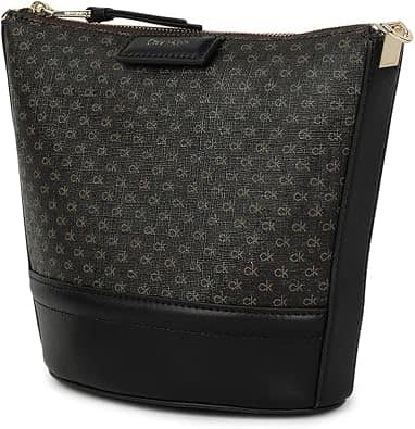 Calvin Klein Ash Crossbody Women's bags Brown Monogram New