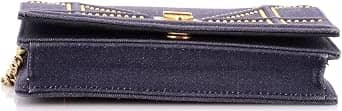 Dior Diorama Crossbody Women's bags Unspecified Navy Blue Denim Antique Gold New