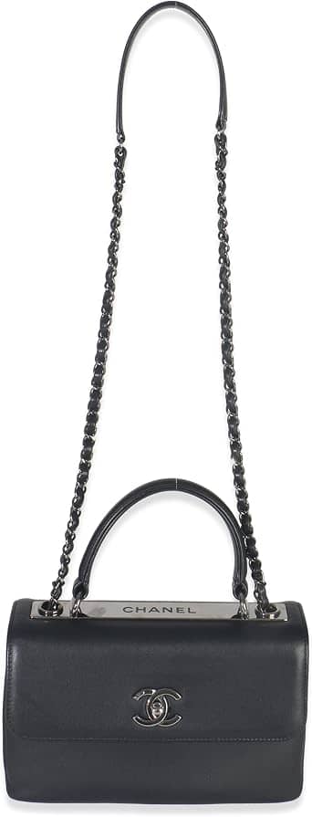 Chanel Trendy CC Top Handle Women's bags Medium Black Unspecified New