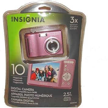 Insignia NS DSC10A Digital Cameras pink New Body Only
