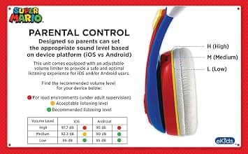 eKids MO140 Headphones & Earbuds Super Mario New