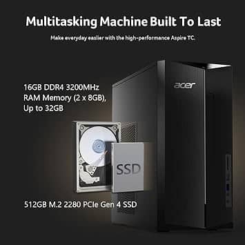 Acer TC-1780-UR11 Computers Used - Like New