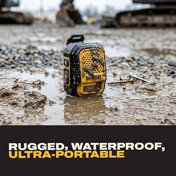 DEWALT Wearable Bluetooth Speaker Pro Max Portable Bluetooth Speakers Mix New