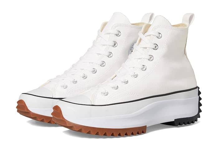 Converse Run Star Hike Sneaker White Full Size Run New