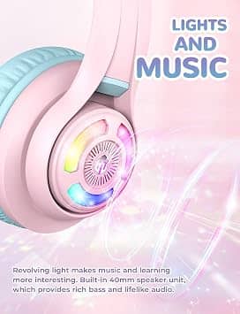 iClever HS14 Headphones & Earbuds Pink New
