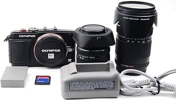 OM SYSTEM E PL6 Digital Cameras Red New w/ 14-42mm Kit