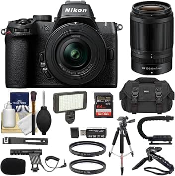 Nikon Z50 II Digital Cameras Black New Body Only