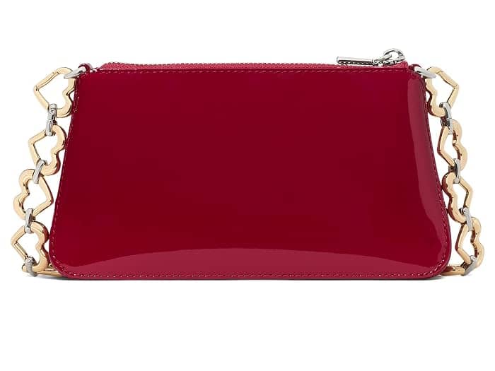 Kate Spade Grace Women's bags Dark Scarlet Patent Leather Pouch New