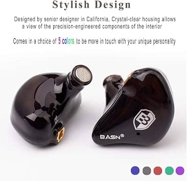 BASN BSG-MC100 Headphones & Earbuds Brown New