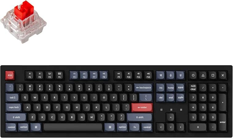 Keychron K10 Pro Keyboards Black K Pro Red New