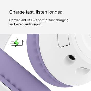 Belkin Soundform Inspire Headphones & Earbuds Purple New