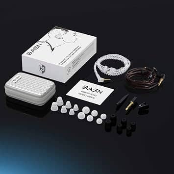 BASN Bmaster-White Headphones & Earbuds New