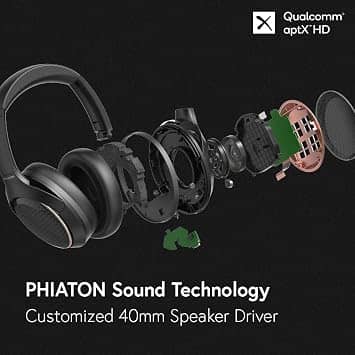 Phiaton PPU-BN0600BK01 Headphones & Earbuds Black New