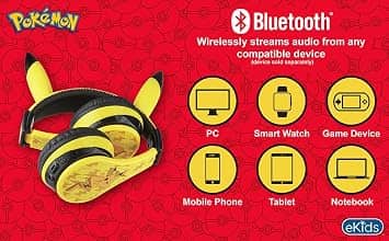 eKids PK-B50PIv0 Headphones & Earbuds Yellow New