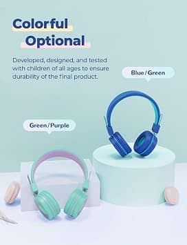 iClever BTH02 2pack Headphones & Earbuds Green New