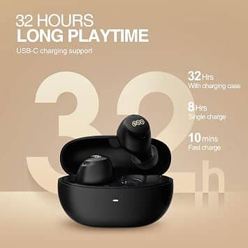 QCY ArcBuds Headphones & Earbuds Black New