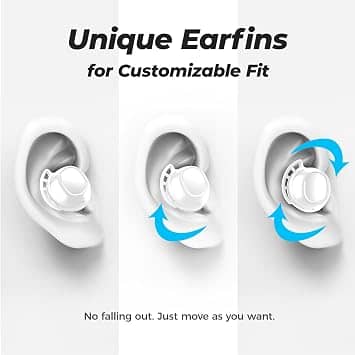 Tribit BTH92-W Headphones & Earbuds White New