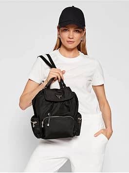 Guess Eco Gemma Backpack Women's bags One Size Black New