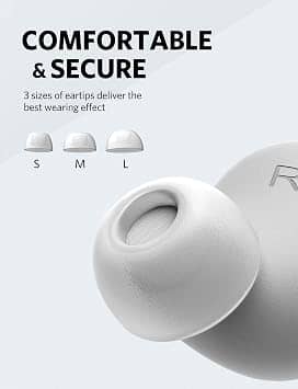 EarFun Wireless Earbuds Headphones & Earbuds White New