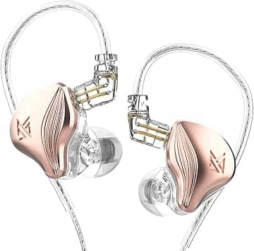 kz ZEX Headphones & Earbuds Gold New