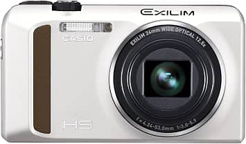 Casio Exilim Ex ZR400 Digital Cameras White New Body Only