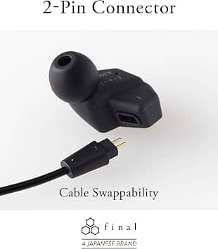 Final A3000 Headphones & Earbuds Black New