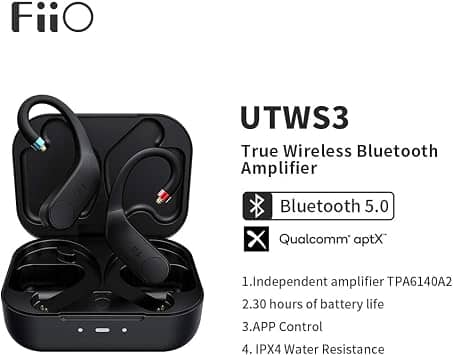 FiiO UTWS3 Headphones & Earbuds Black New