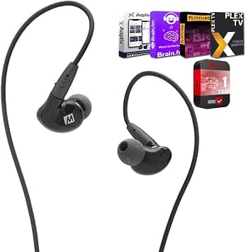 MEE audio Pinnacle P2 Headphones & Earbuds Black New