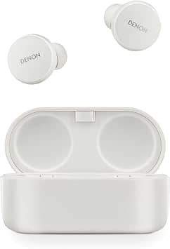 Denon PerL White Headphones & Earbuds New