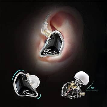 BASN Bmaster-2Pin Headphones & Earbuds Blue New