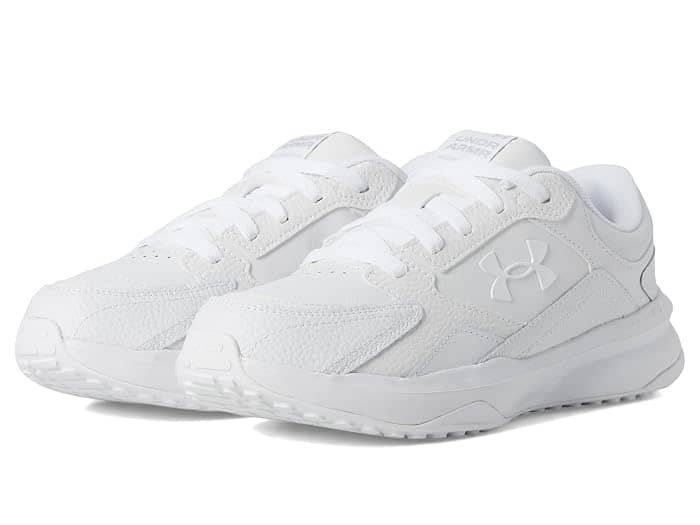 Under Armour Edge Leather Sneaker White Full Size Run New